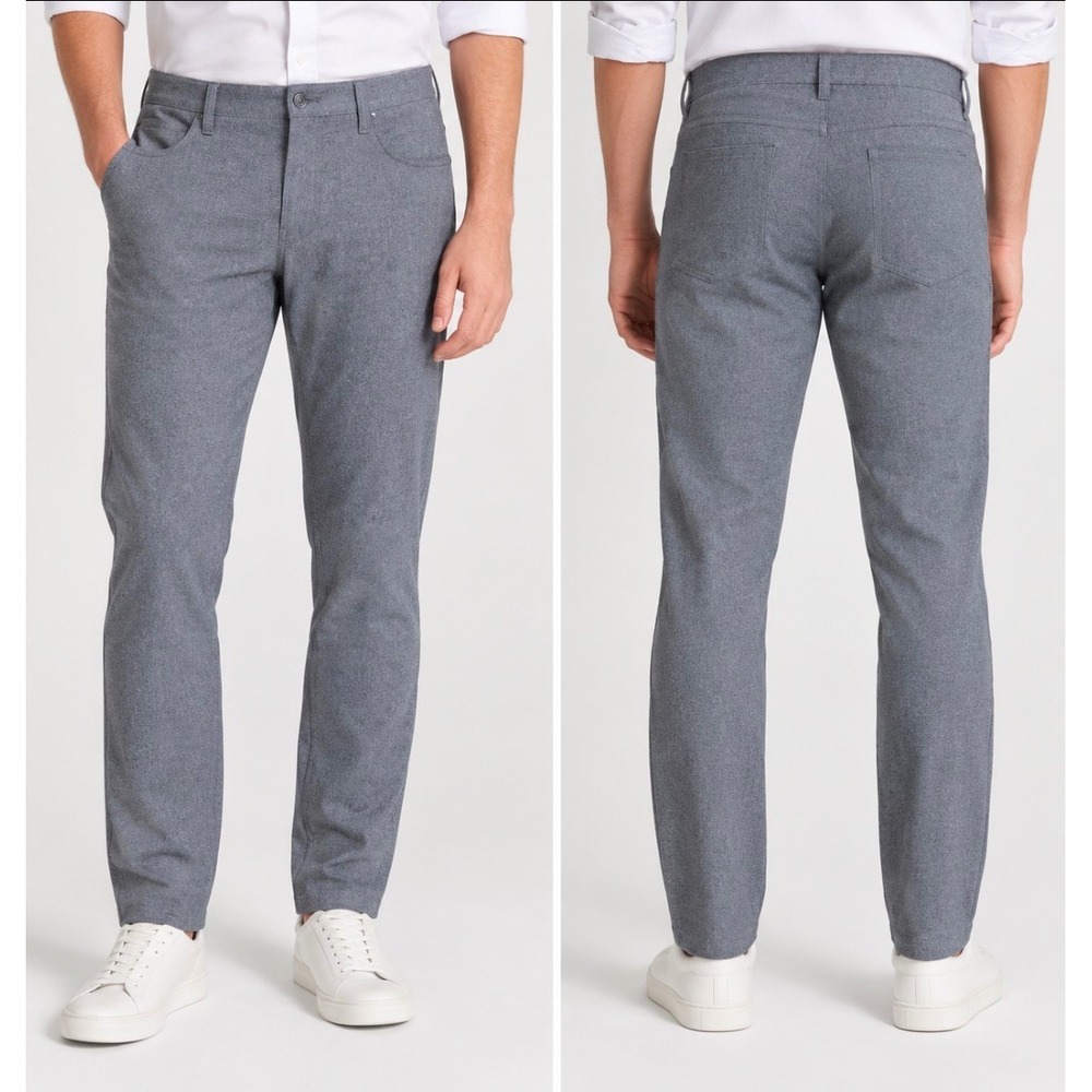 Bonobos Weekday Warrior Dress Pants 32x32 Slim Fit Gray Stretch Wool Blend